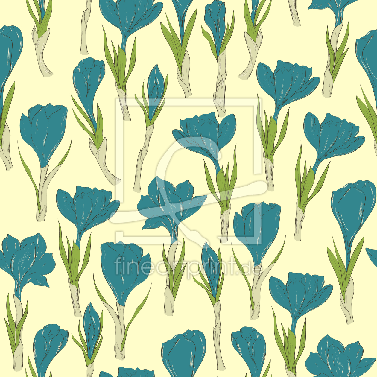 Bild-Nr.: 9008030 Krokus Blüten erstellt von patterndesigns-com