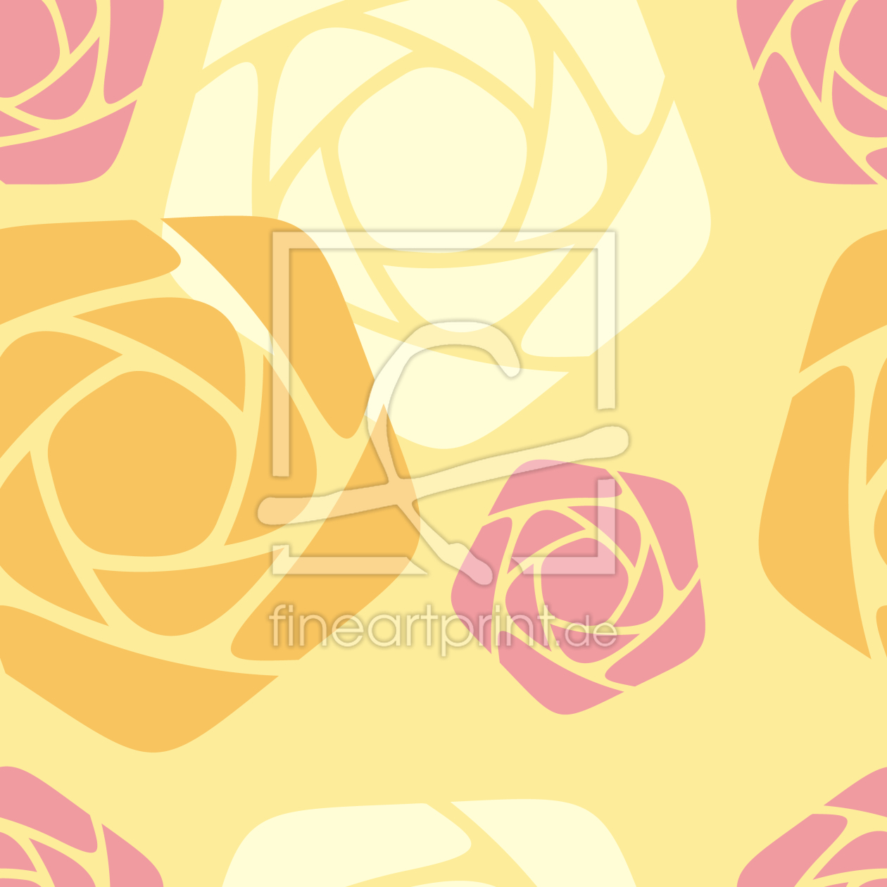 Bild-Nr.: 9008110 Geometrische Rosen erstellt von patterndesigns-com