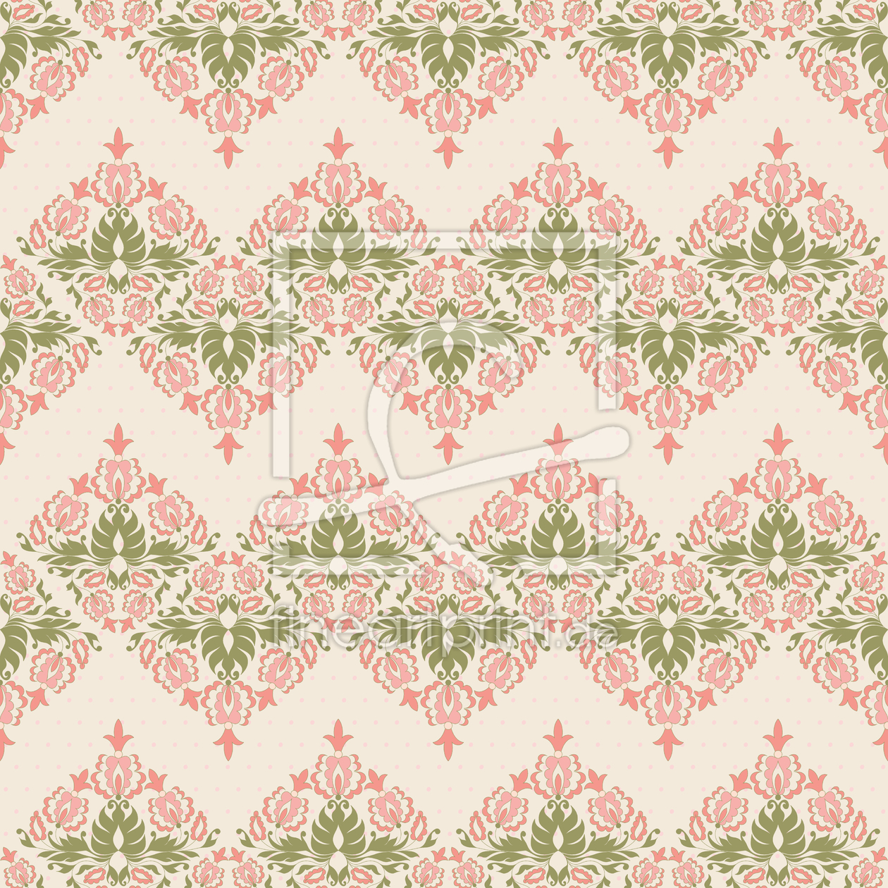 Bild-Nr.: 9008131 Vintage Floral Damast erstellt von patterndesigns-com