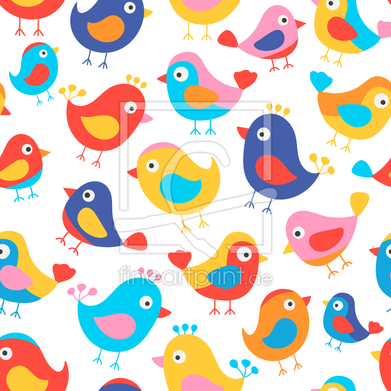 Bild-Nr.: 9008168 Glückliche Vögel erstellt von patterndesigns-com