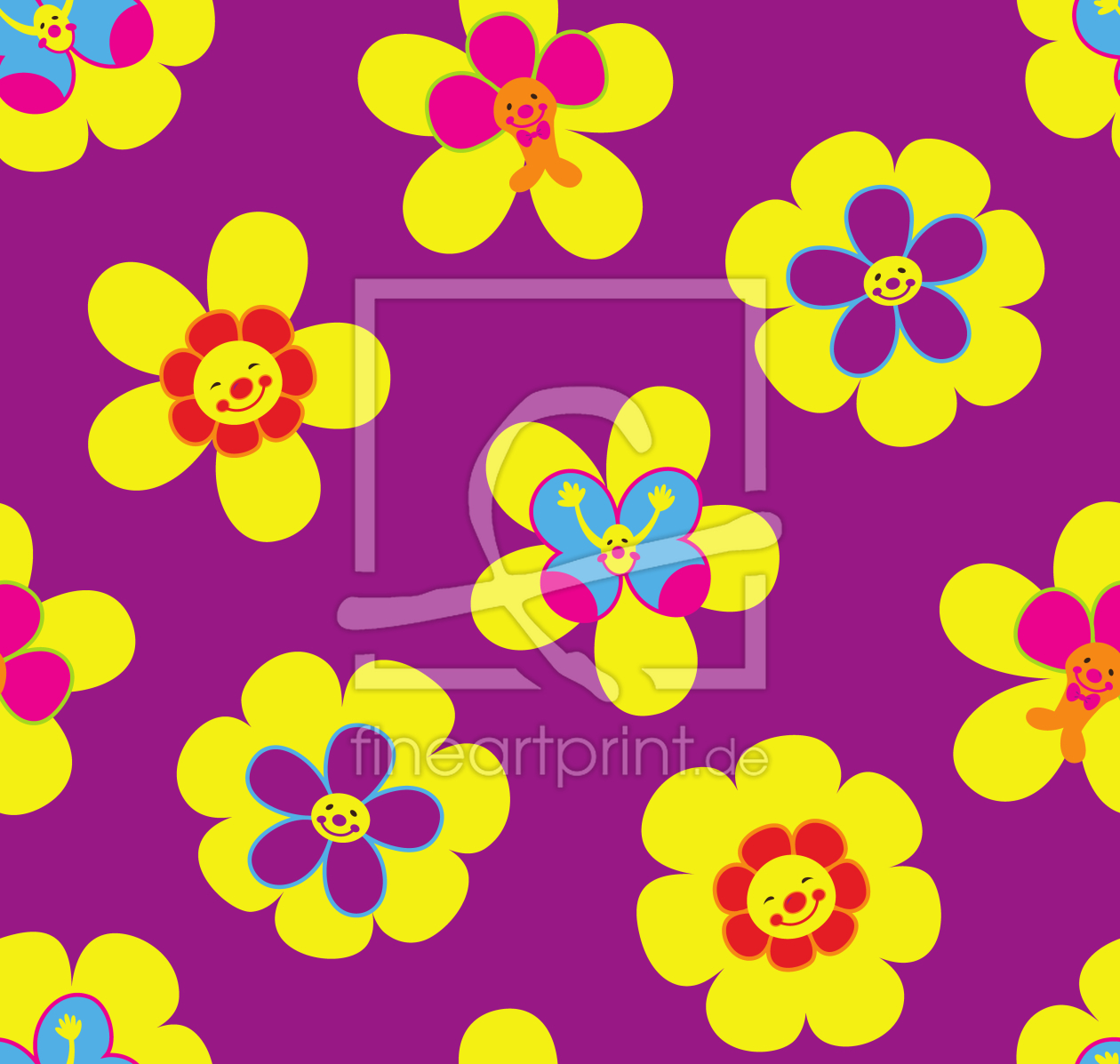 Bild-Nr.: 9008178 Freundliche Blumen erstellt von patterndesigns-com