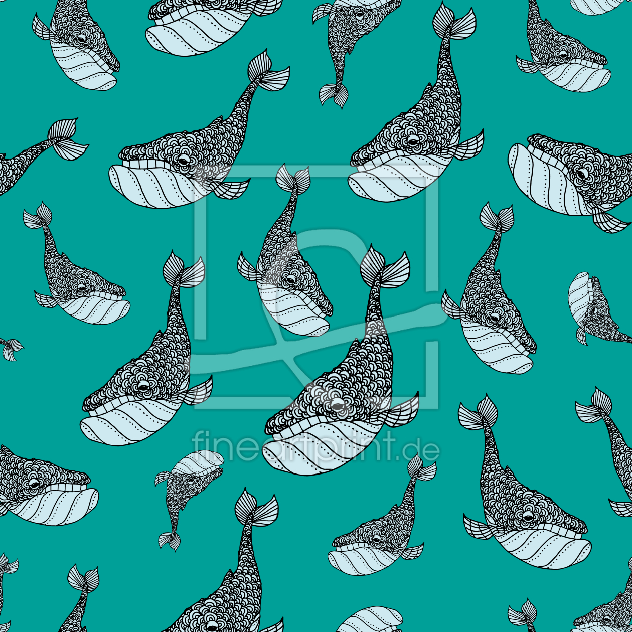 Bild-Nr.: 9008218 Ruhige Wale erstellt von patterndesigns-com