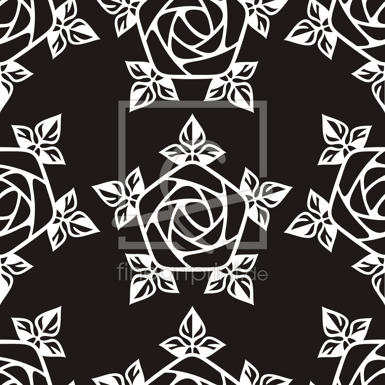 Bild-Nr.: 9008222 Mittelalterliche Rose erstellt von patterndesigns-com