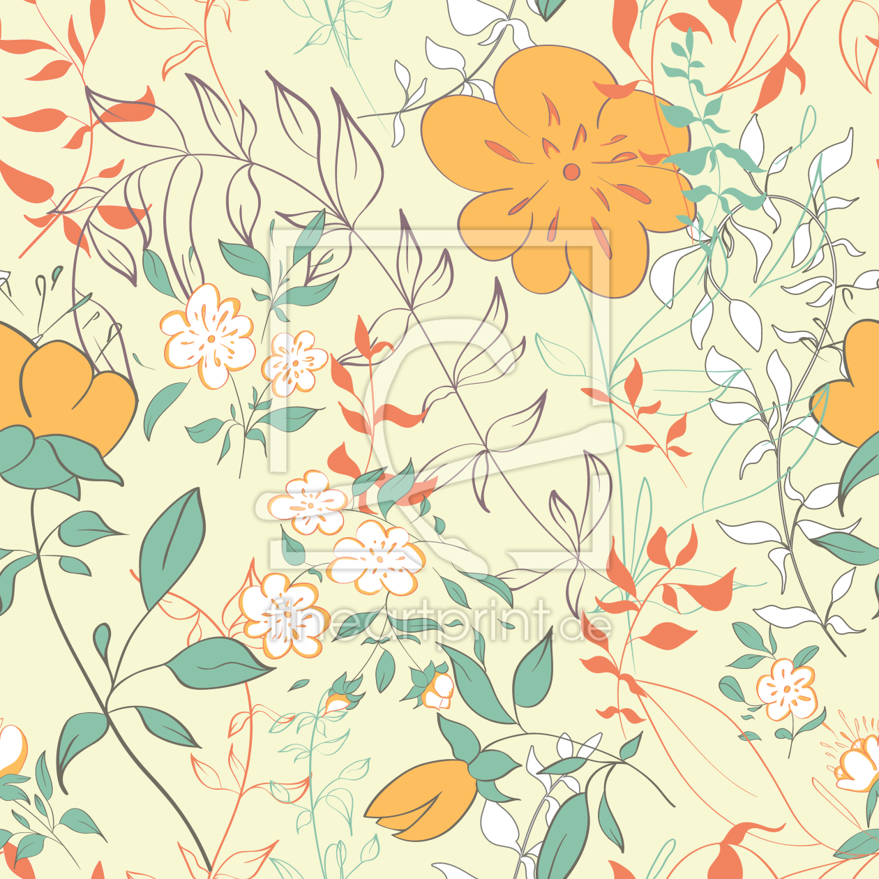 Bild-Nr.: 9008312 Ich Träume Von Blumen erstellt von patterndesigns-com