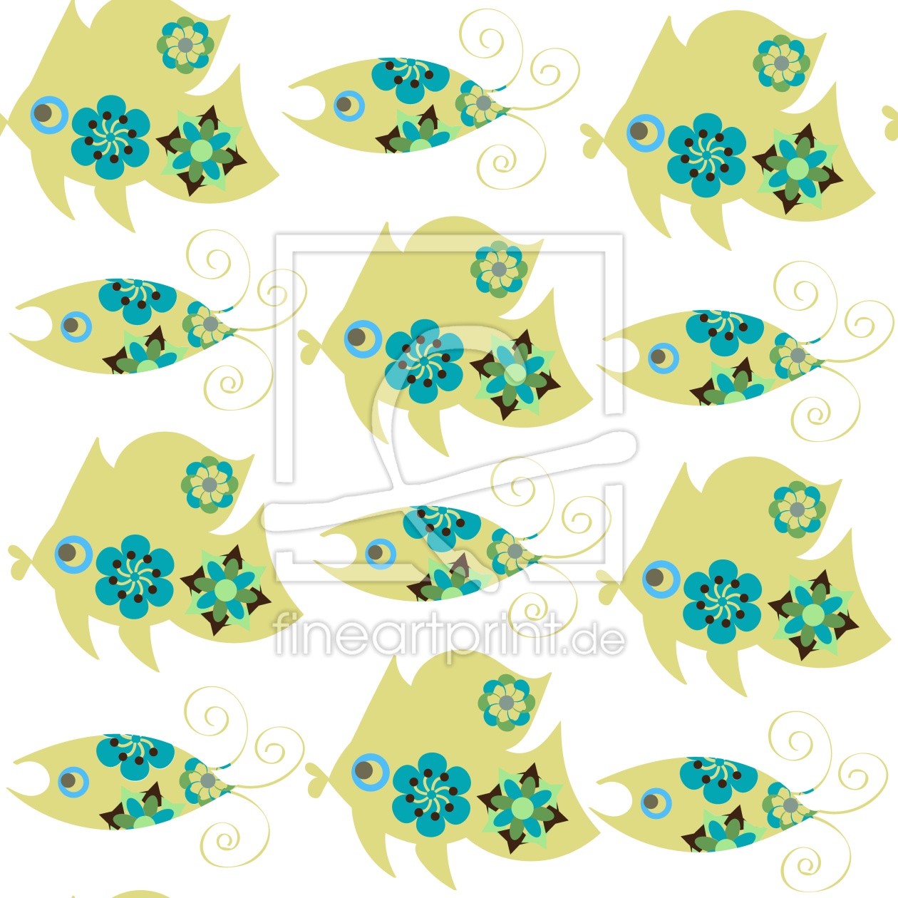 Bild-Nr.: 9008317 Niedliche Fische erstellt von patterndesigns-com