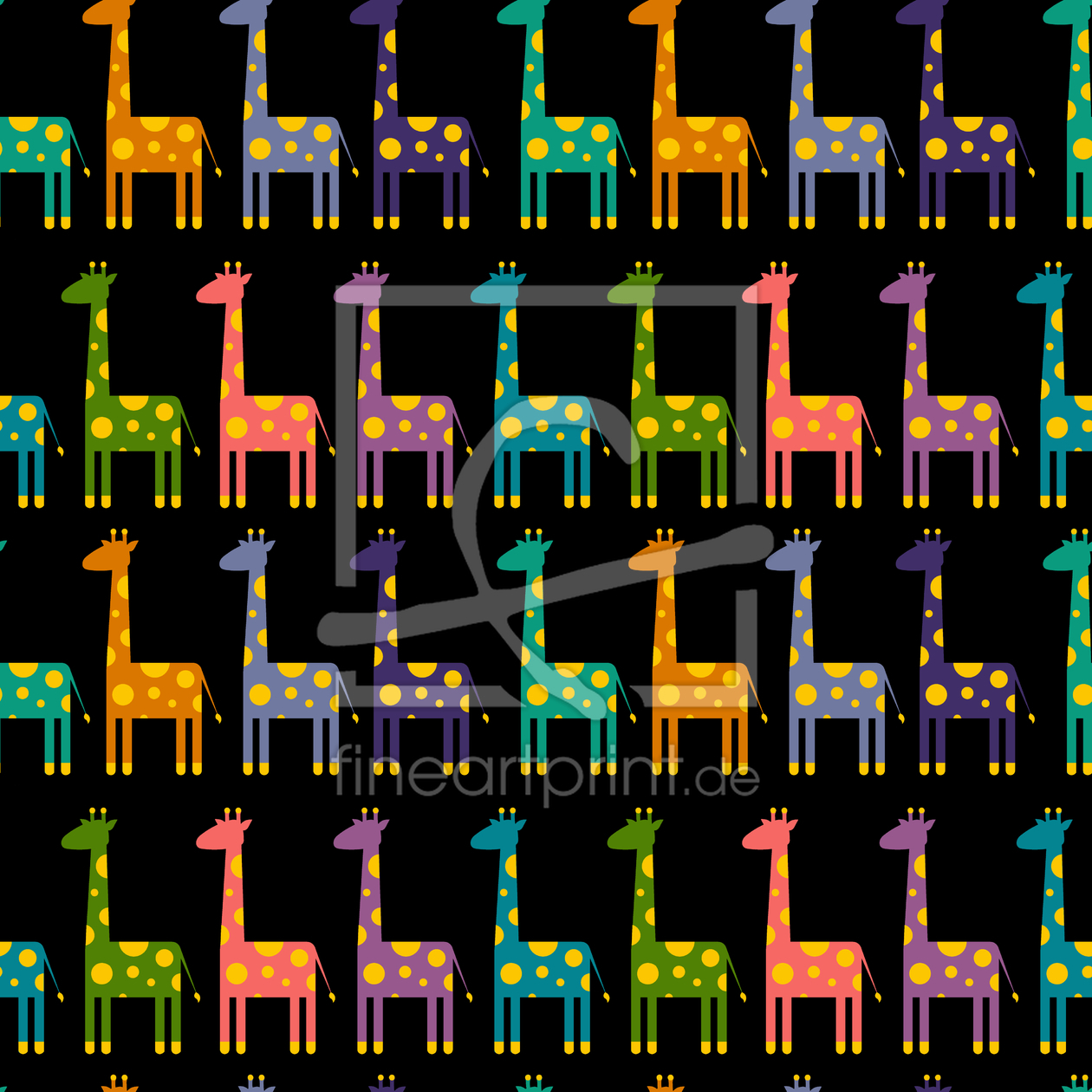 Bild-Nr.: 9008340 Giraffen Parade erstellt von patterndesigns-com
