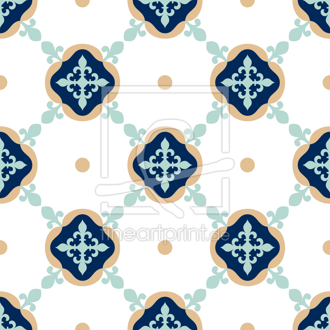 Bild-Nr.: 9008353 Fleur De Lis Verbindung erstellt von patterndesigns-com