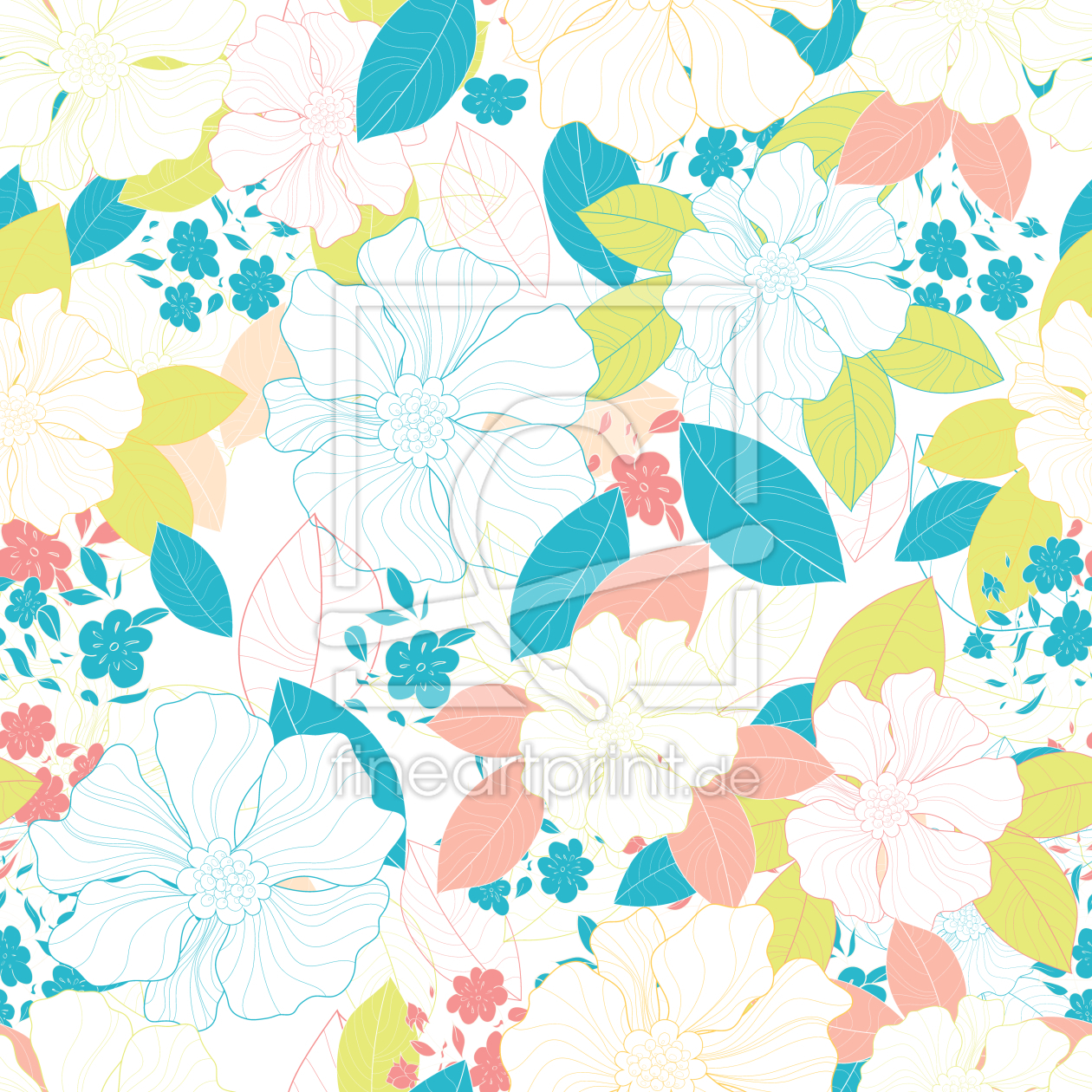 Bild-Nr.: 9008399 Die Freude An Blumen erstellt von patterndesigns-com