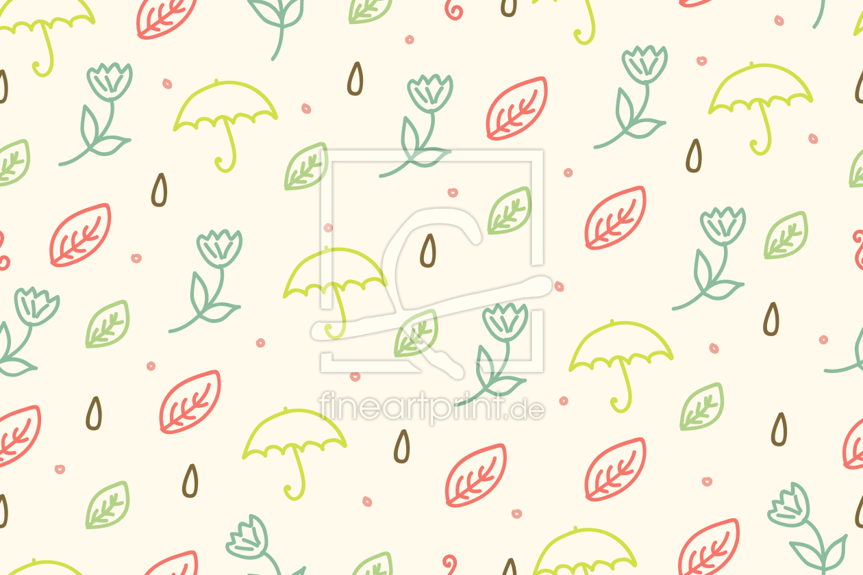 Bild-Nr.: 9008440 Frühlings Regen erstellt von patterndesigns-com