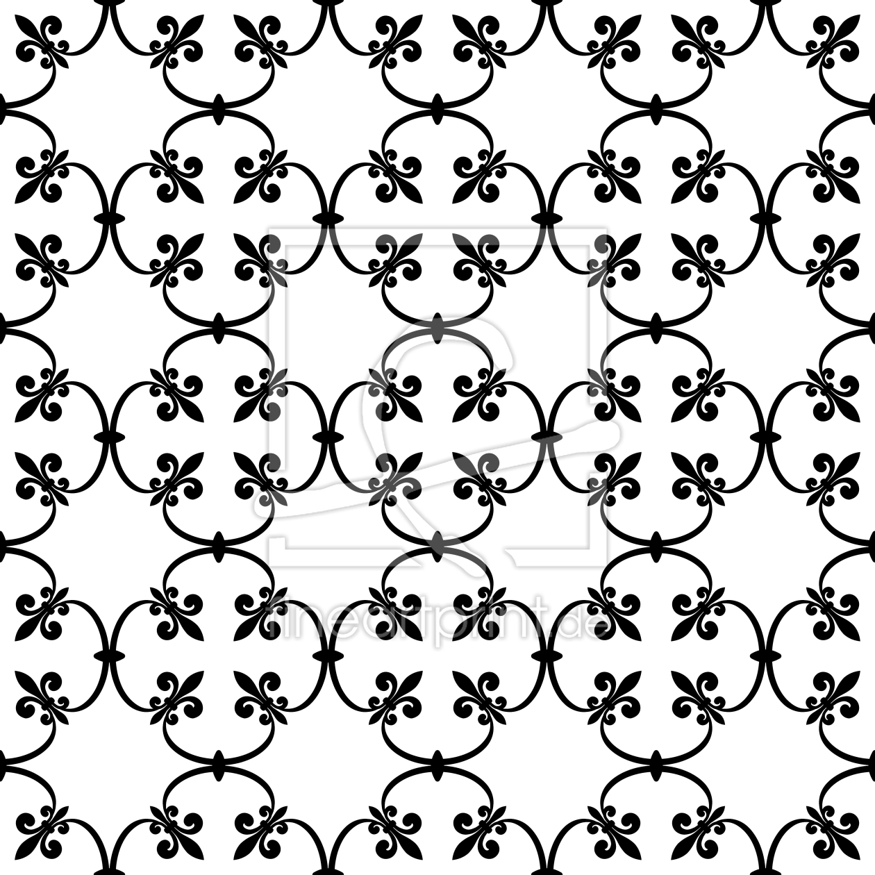 Bild-Nr.: 9008528 Fleur-de-lis Schmiedekunst erstellt von patterndesigns-com