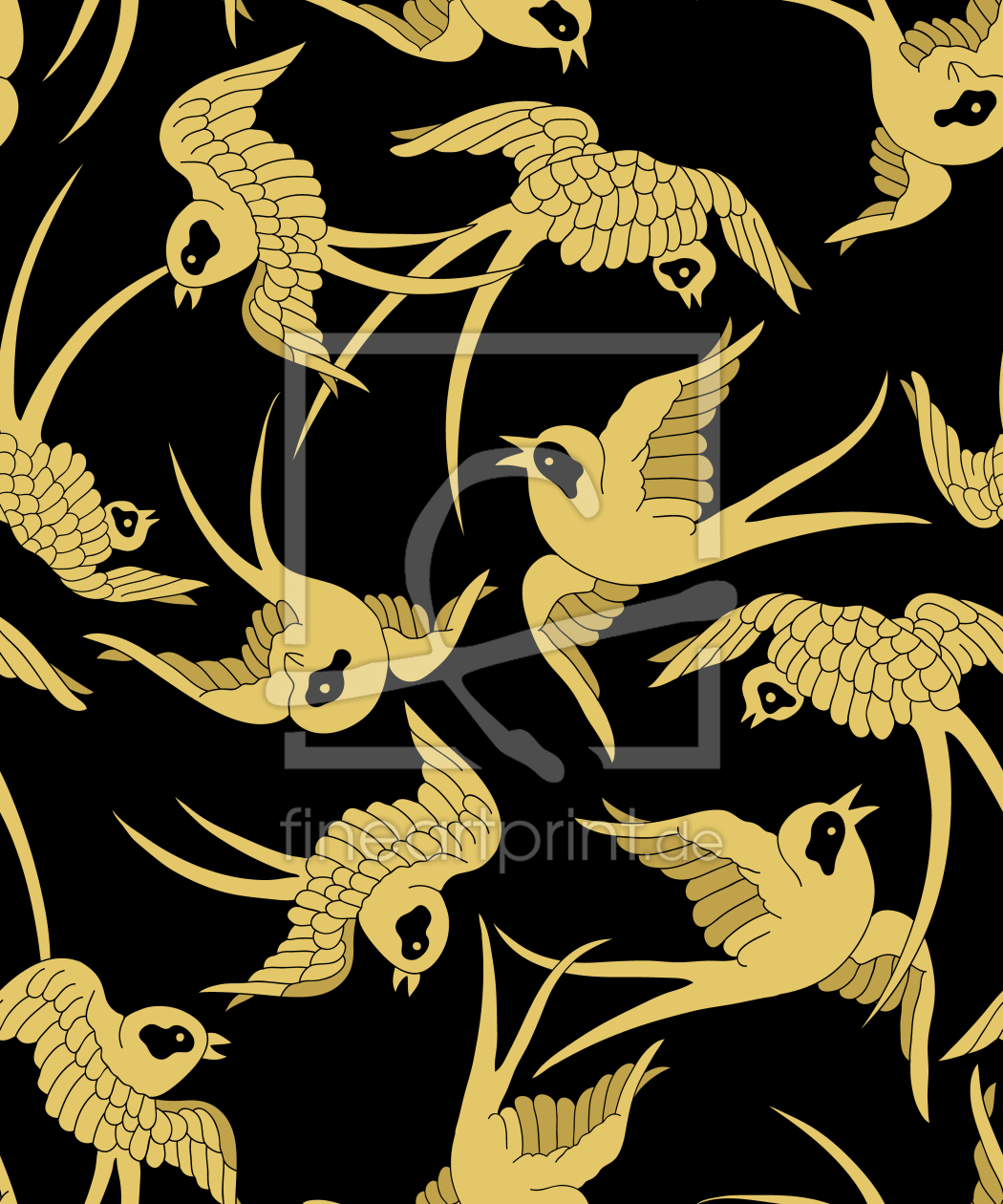 Bild-Nr.: 9008576 Japanische Schwalben erstellt von patterndesigns-com