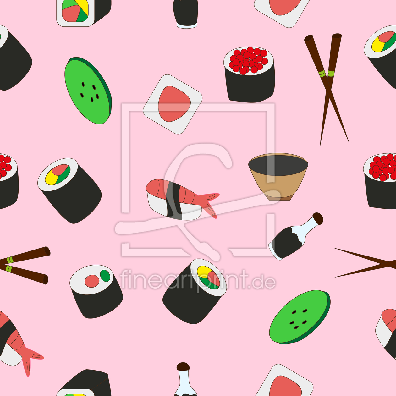 Bild-Nr.: 9008762 Sushi-Set erstellt von patterndesigns-com