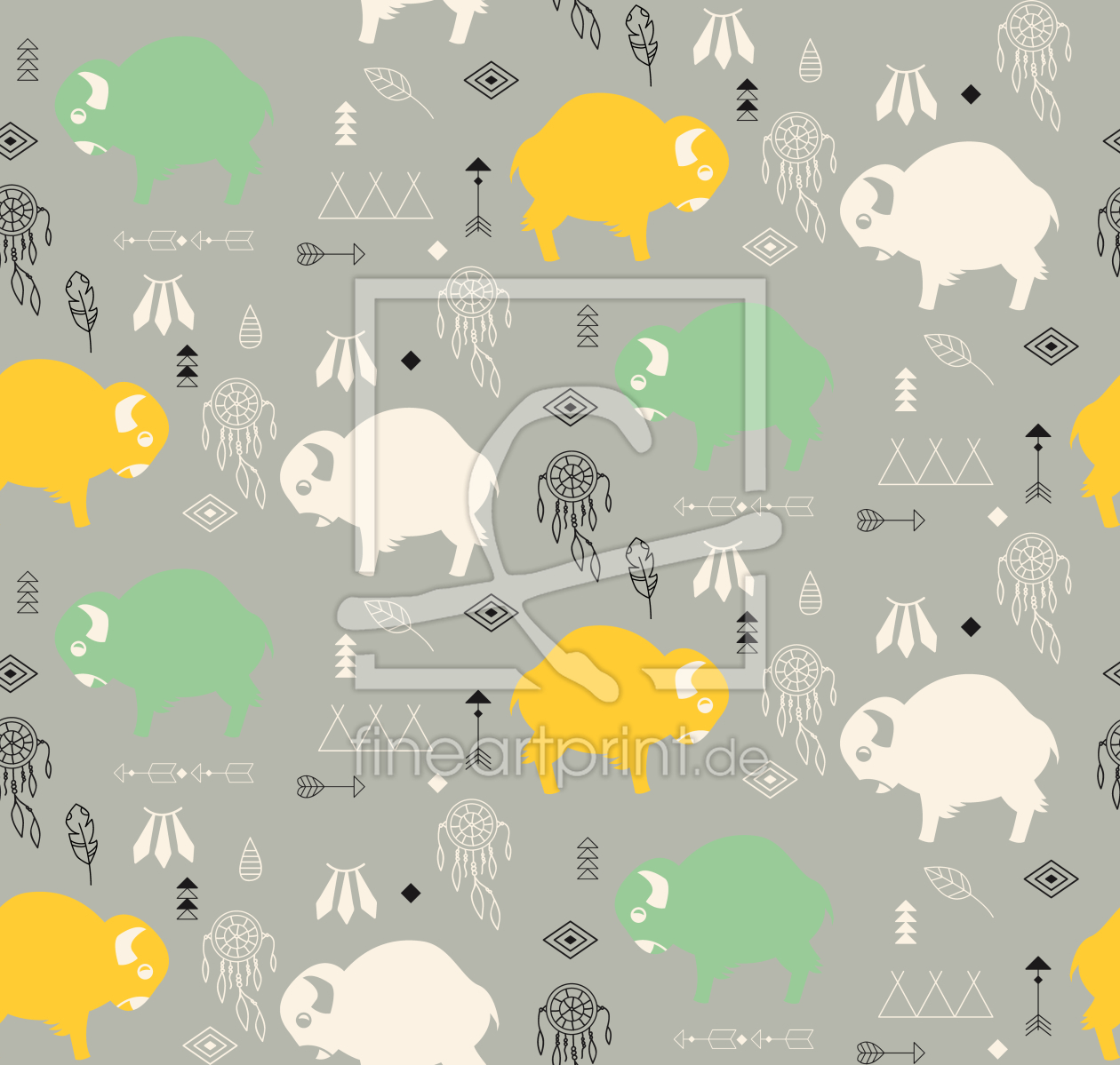 Bild-Nr.: 9008767 Süsse Baby-Büffel erstellt von patterndesigns-com
