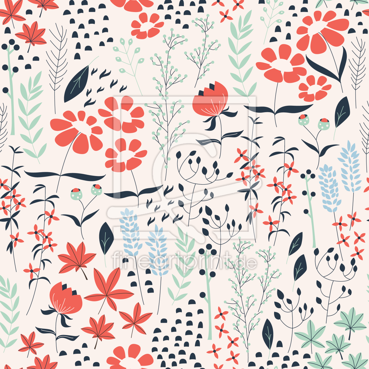 Bild-Nr.: 9008776 Magischer Frühlings Garten erstellt von patterndesigns-com