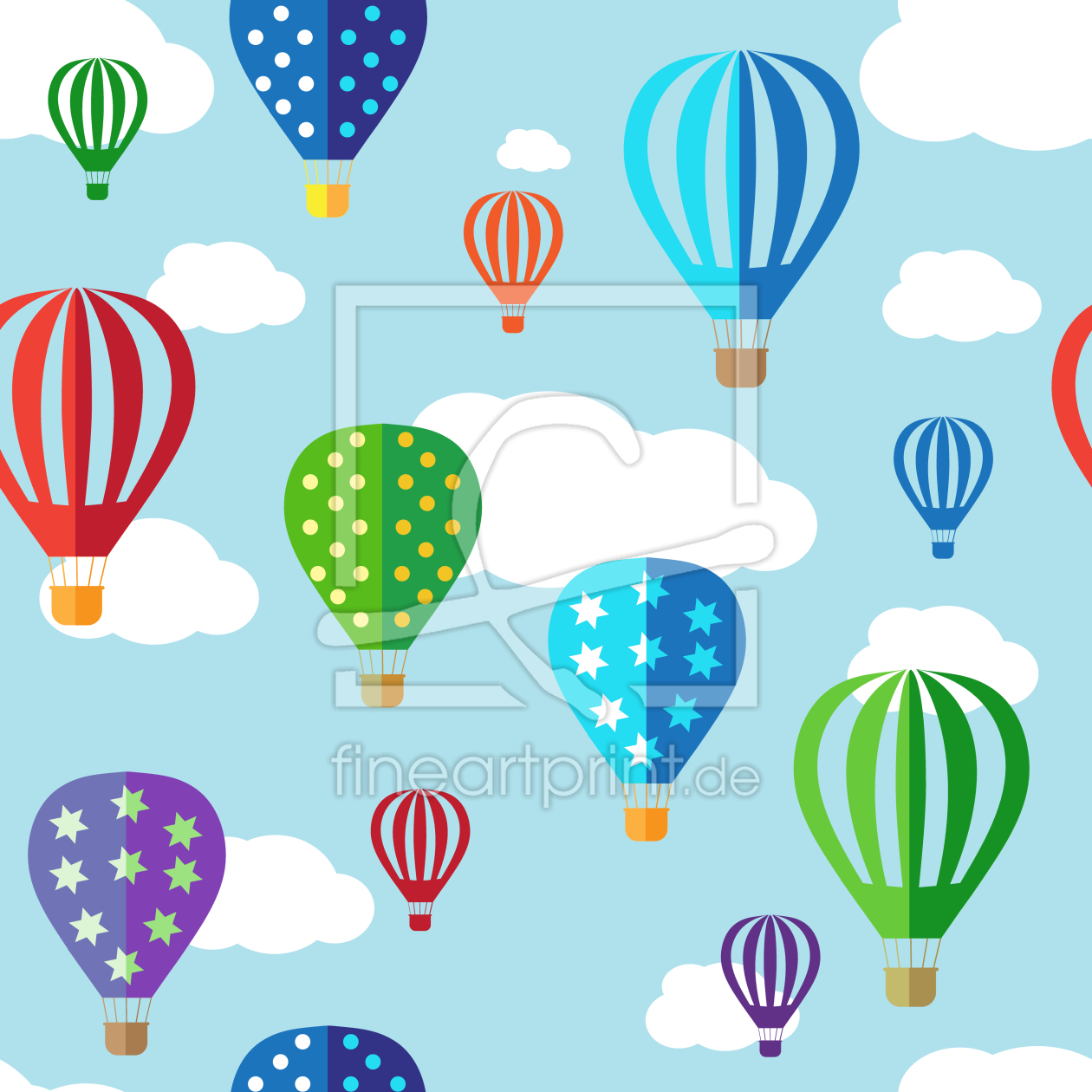 Bild-Nr.: 9008943 Ballon Fahren erstellt von patterndesigns-com