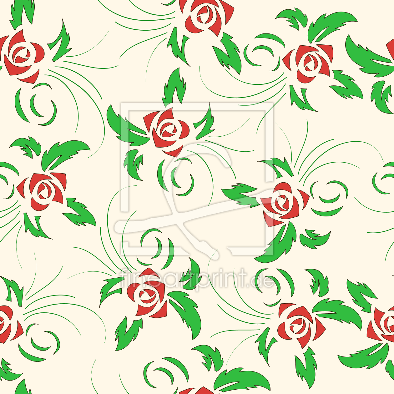 Bild-Nr.: 9009033 Tanzende Rosen erstellt von patterndesigns-com