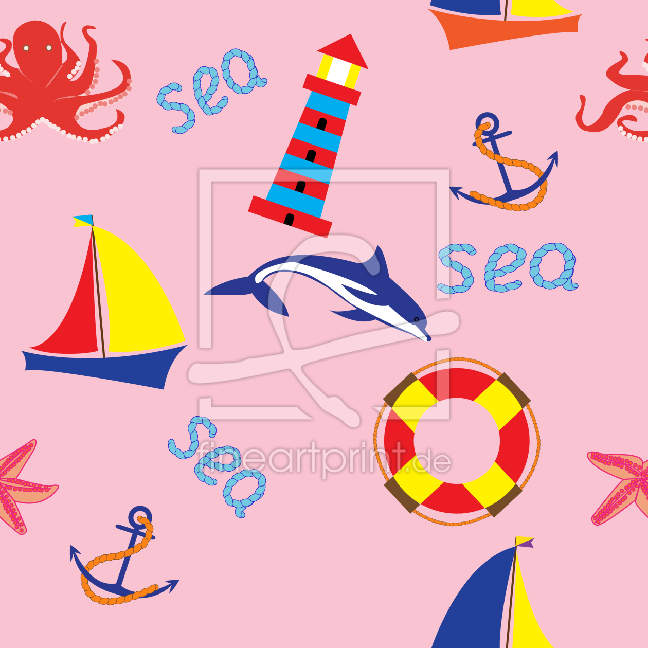 Bild-Nr.: 9009120 Tag am Meer erstellt von patterndesigns-com