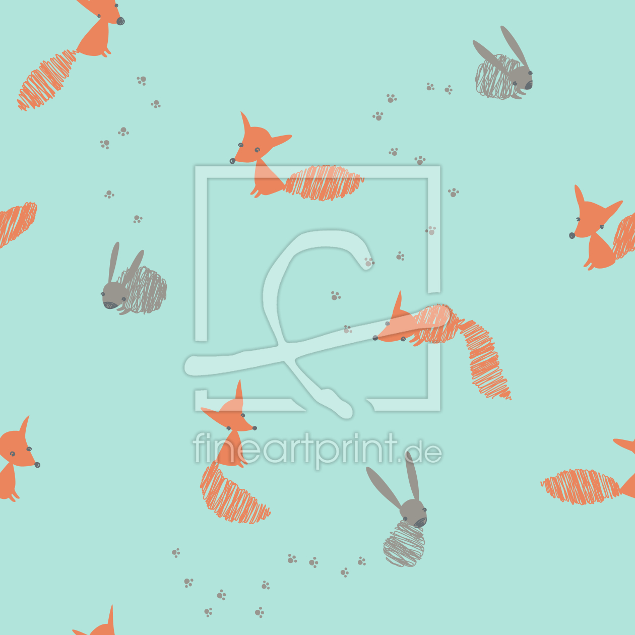 Bild-Nr.: 9009188 Lustige Tiere im Wald erstellt von patterndesigns-com