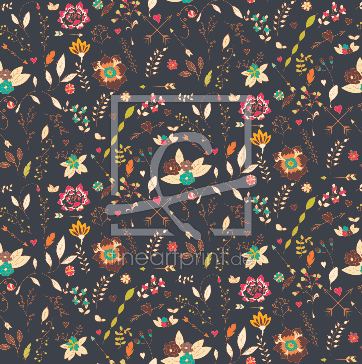 Bild-Nr.: 9009354 Florale Freude erstellt von patterndesigns-com