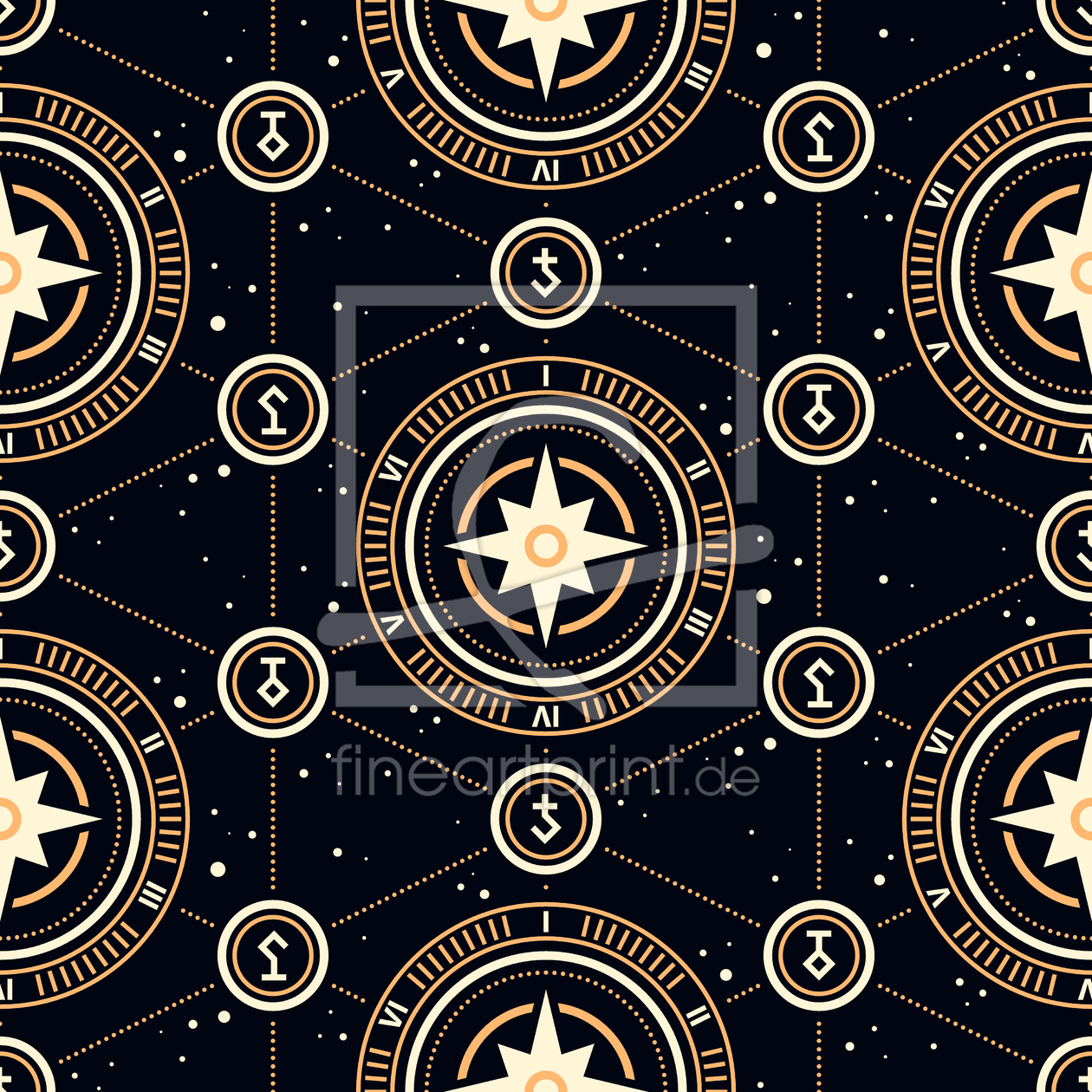 Bild-Nr.: 9009382 Seltsame Alchemistische Symbole erstellt von patterndesigns-com