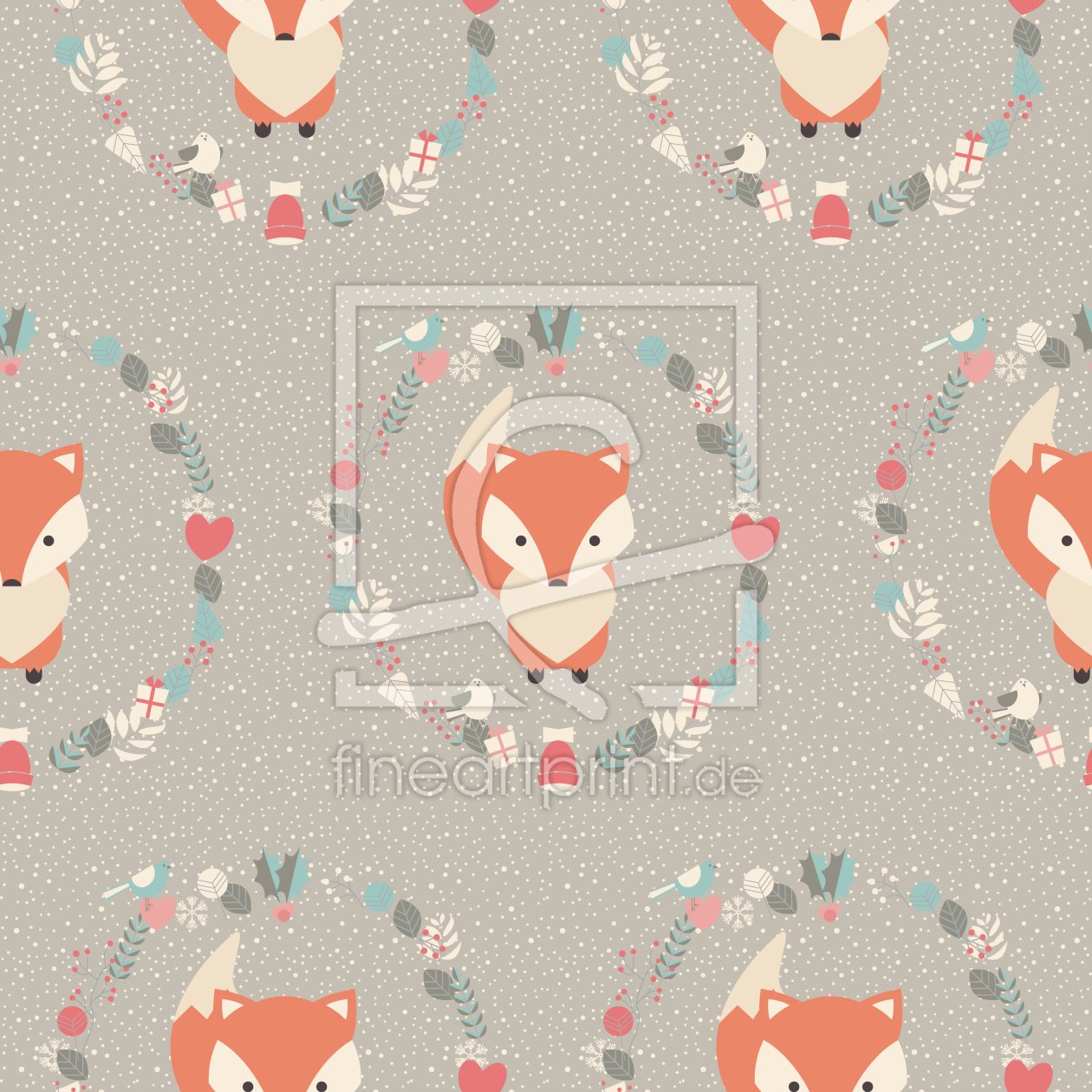 Bild-Nr.: 9009464 Weihnachts Baby Fuchs erstellt von patterndesigns-com