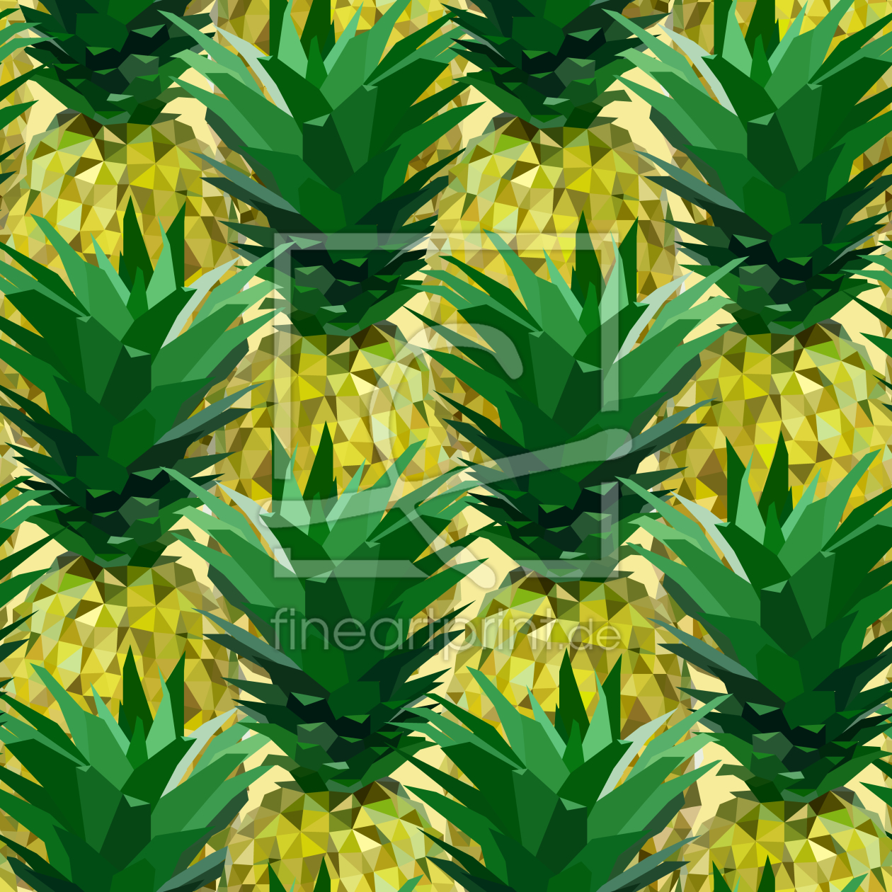 Bild-Nr.: 9009488 Geometrische Ananas erstellt von patterndesigns-com