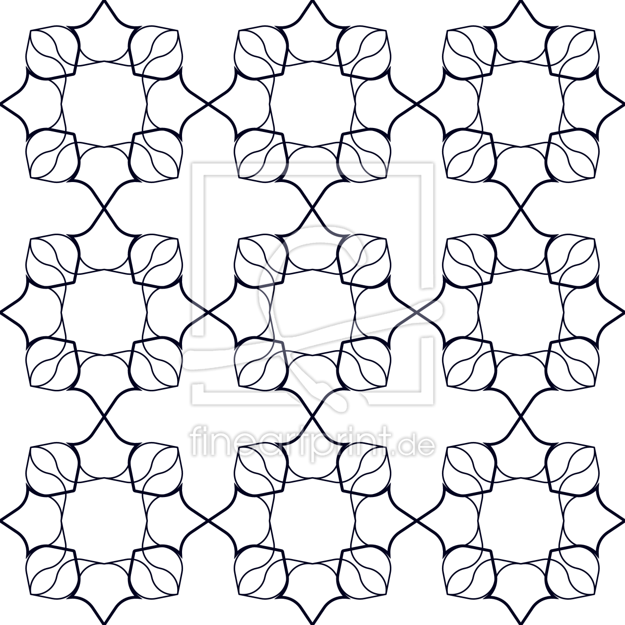 Bild-Nr.: 9009562 Linearer Jugendstil erstellt von patterndesigns-com