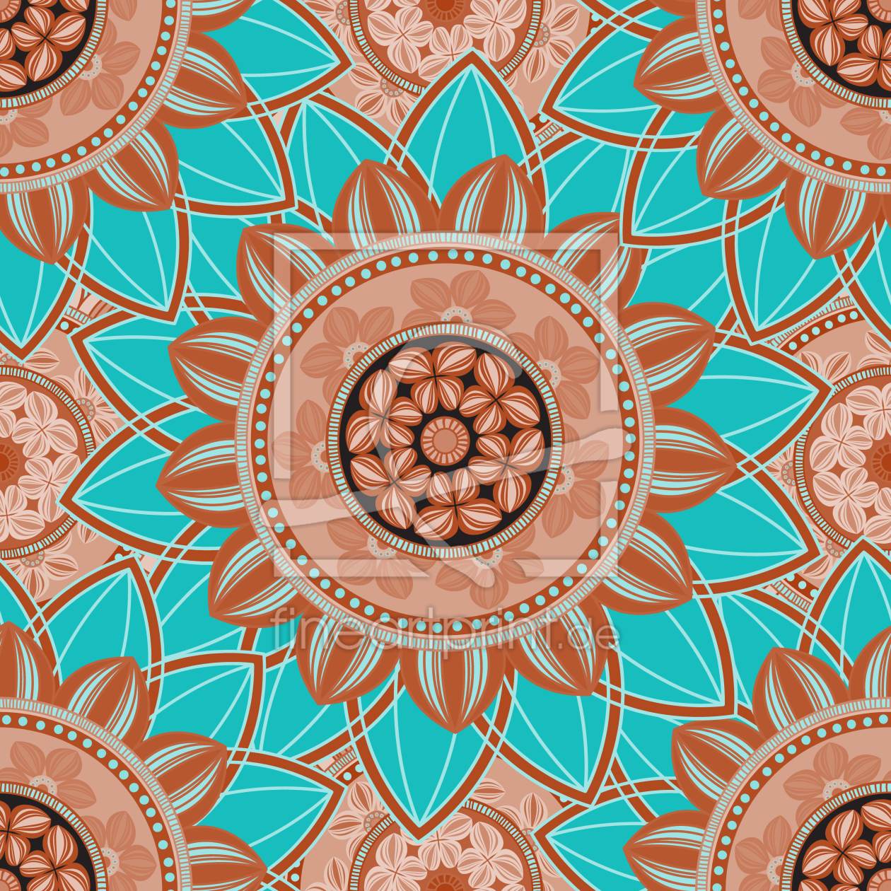 Bild-Nr.: 9009565 Lagunen Mandala erstellt von patterndesigns-com