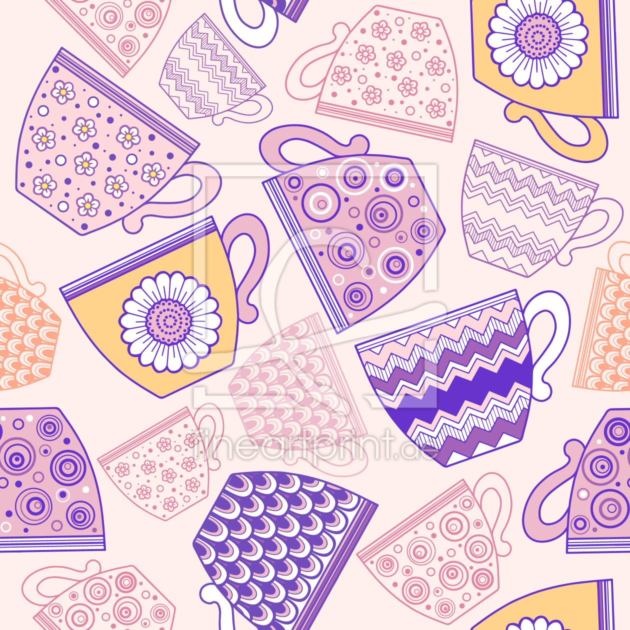 Bild-Nr.: 9009687 Tasse Kaffee oder Tee erstellt von patterndesigns-com
