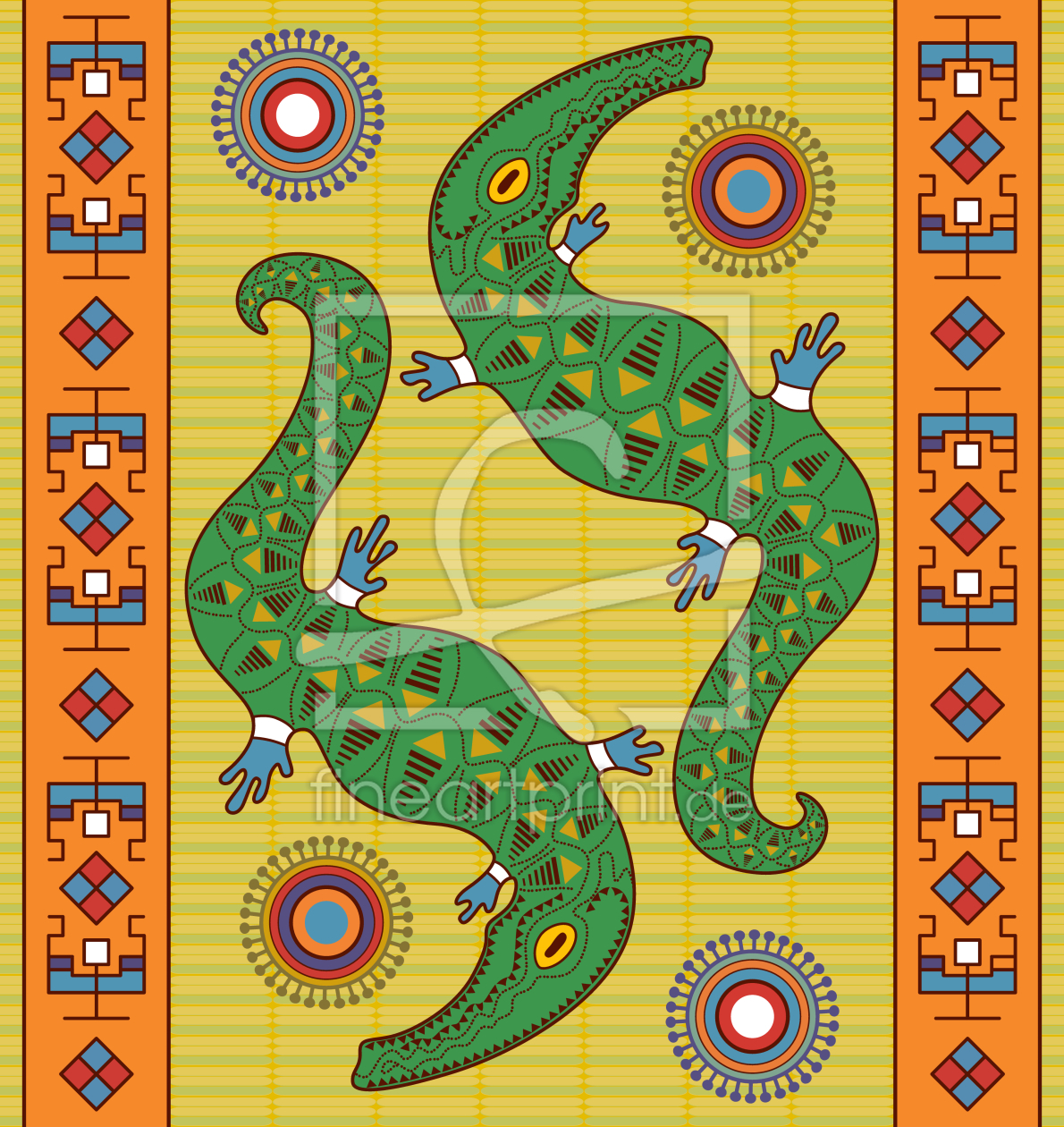 Bild-Nr.: 9009693 Krokodil Traum erstellt von patterndesigns-com