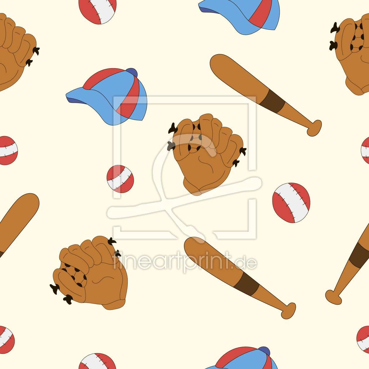 Bild-Nr.: 9009721 Baseball erstellt von patterndesigns-com