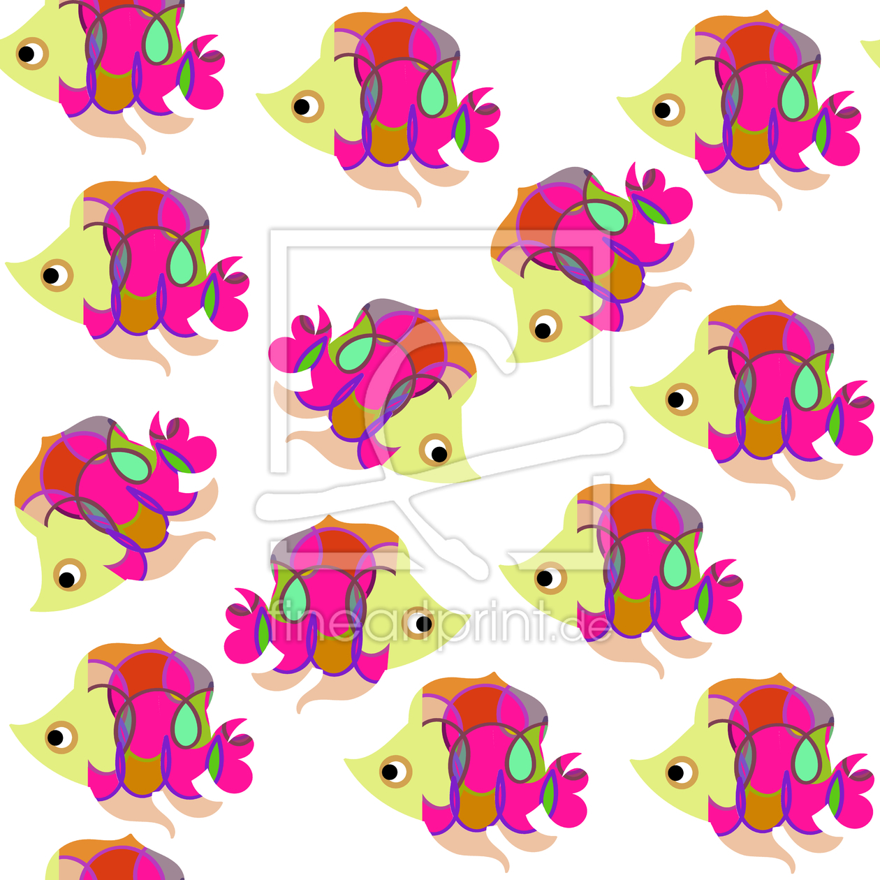 Bild-Nr.: 9009787 Neugierige Fische erstellt von patterndesigns-com
