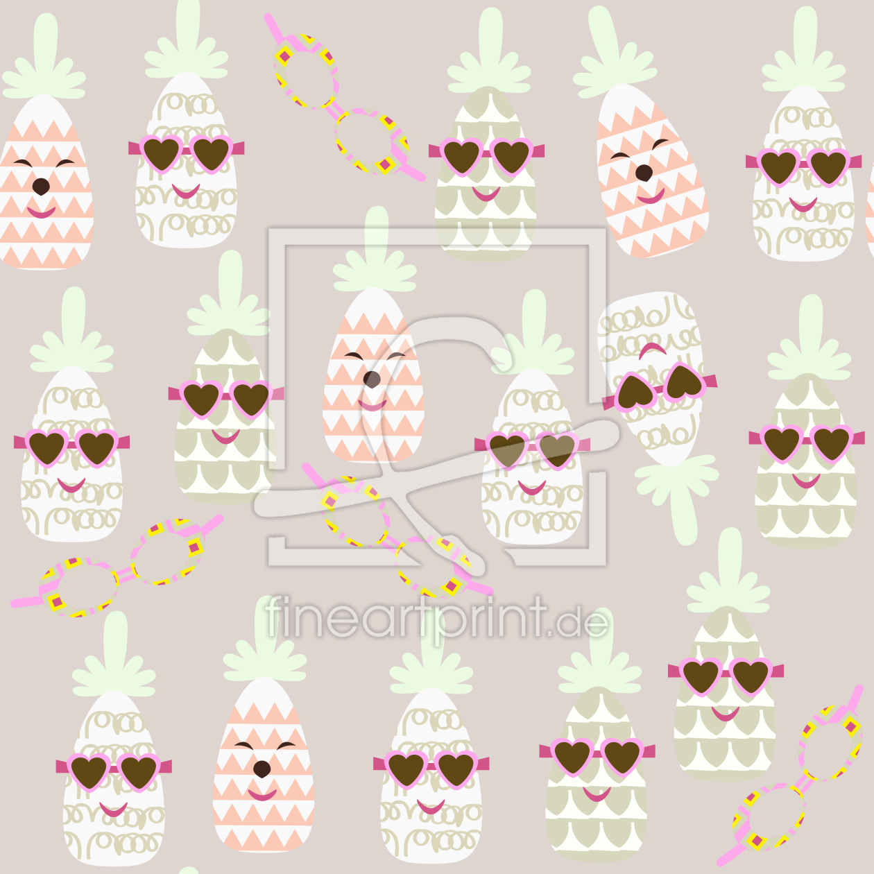 Bild-Nr.: 9009805 Ananas Im Sommer erstellt von patterndesigns-com