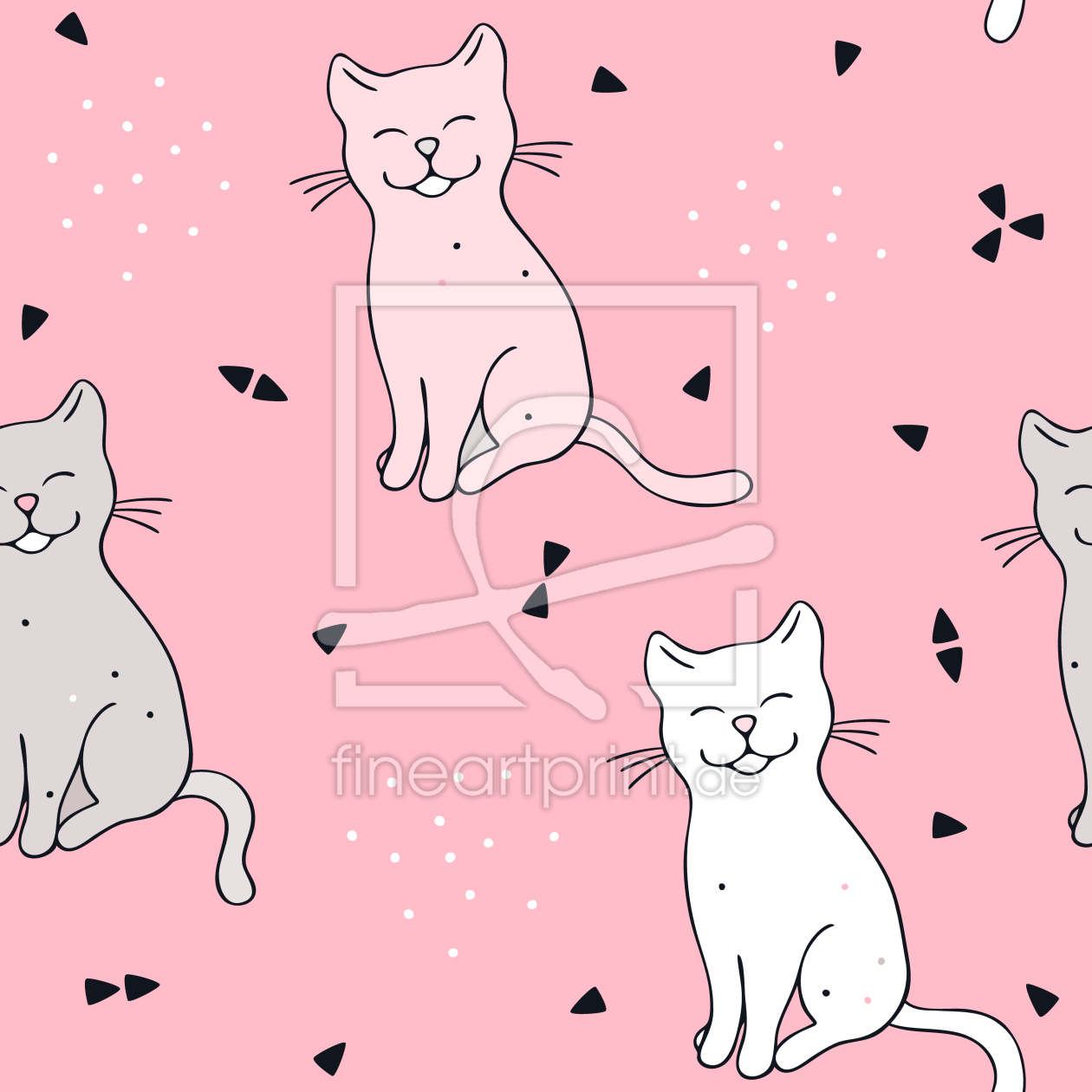 Bild-Nr.: 9009812 Lächelnde Katze erstellt von patterndesigns-com