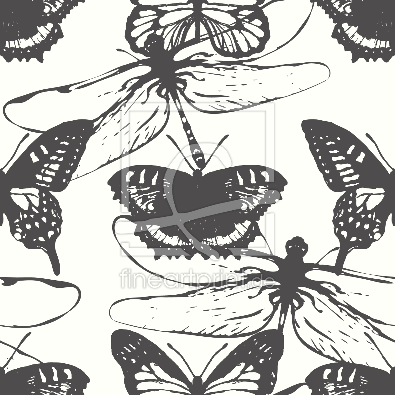 Bild-Nr.: 9009848 Schmetterlinge und Libellen erstellt von patterndesigns-com