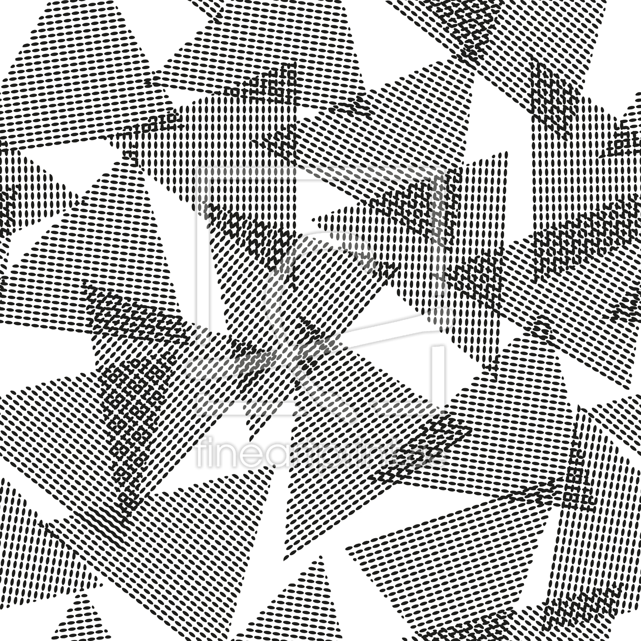 Bild-Nr.: 9010030 Dreiecke Berühren Sich erstellt von patterndesigns-com