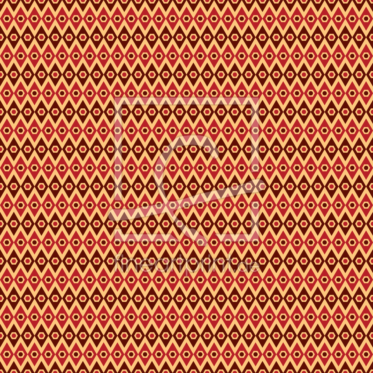 Bild-Nr.: 9010218 Ethno Rhomben erstellt von patterndesigns-com