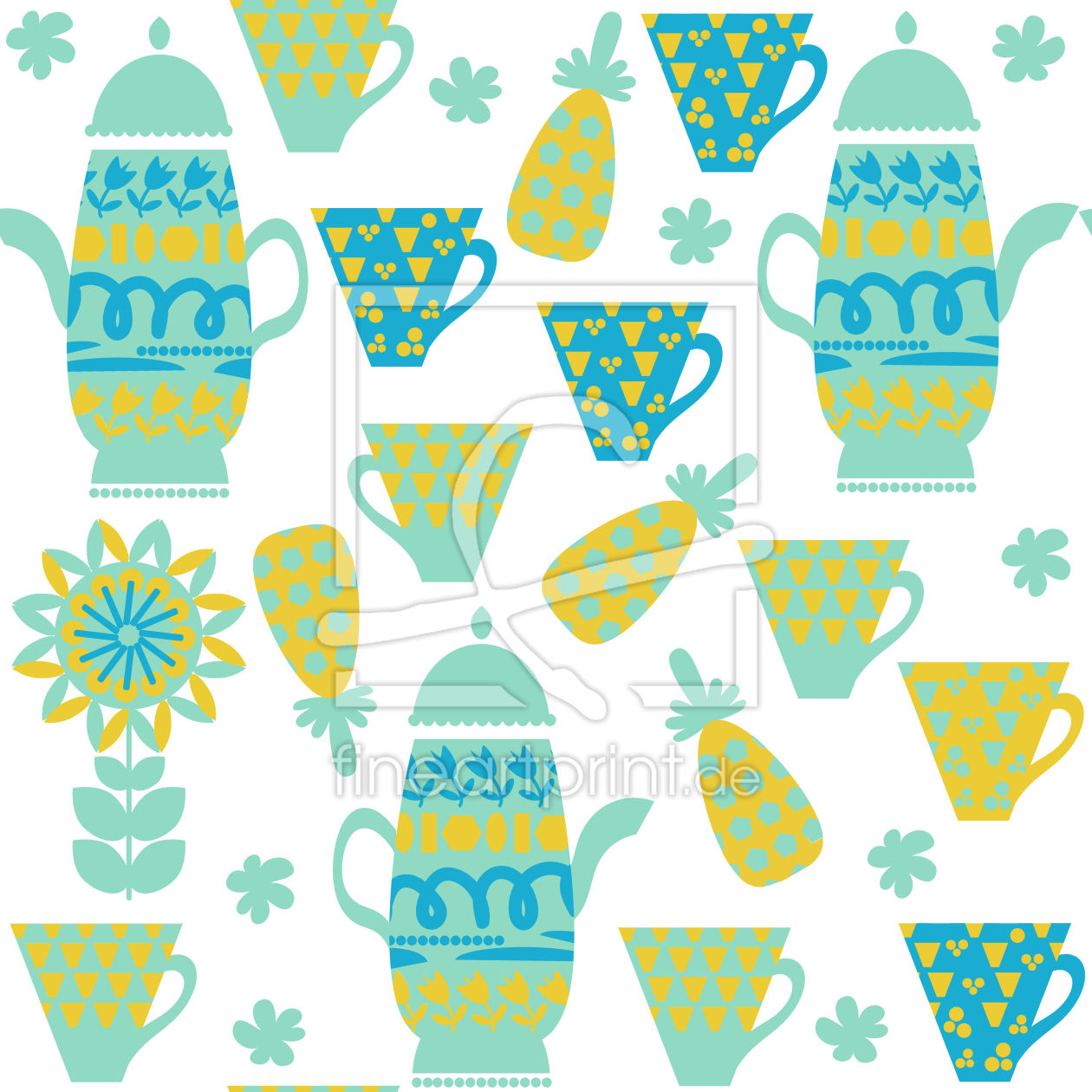 Bild-Nr.: 9010249 Teezeit erstellt von patterndesigns-com