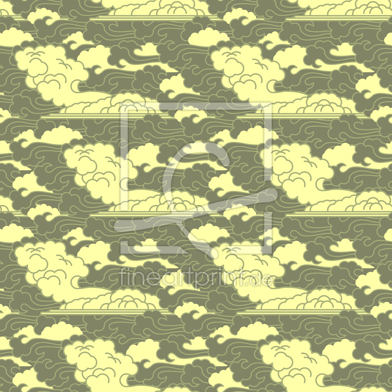 Bild-Nr.: 9010390 Japanische Wolken erstellt von patterndesigns-com