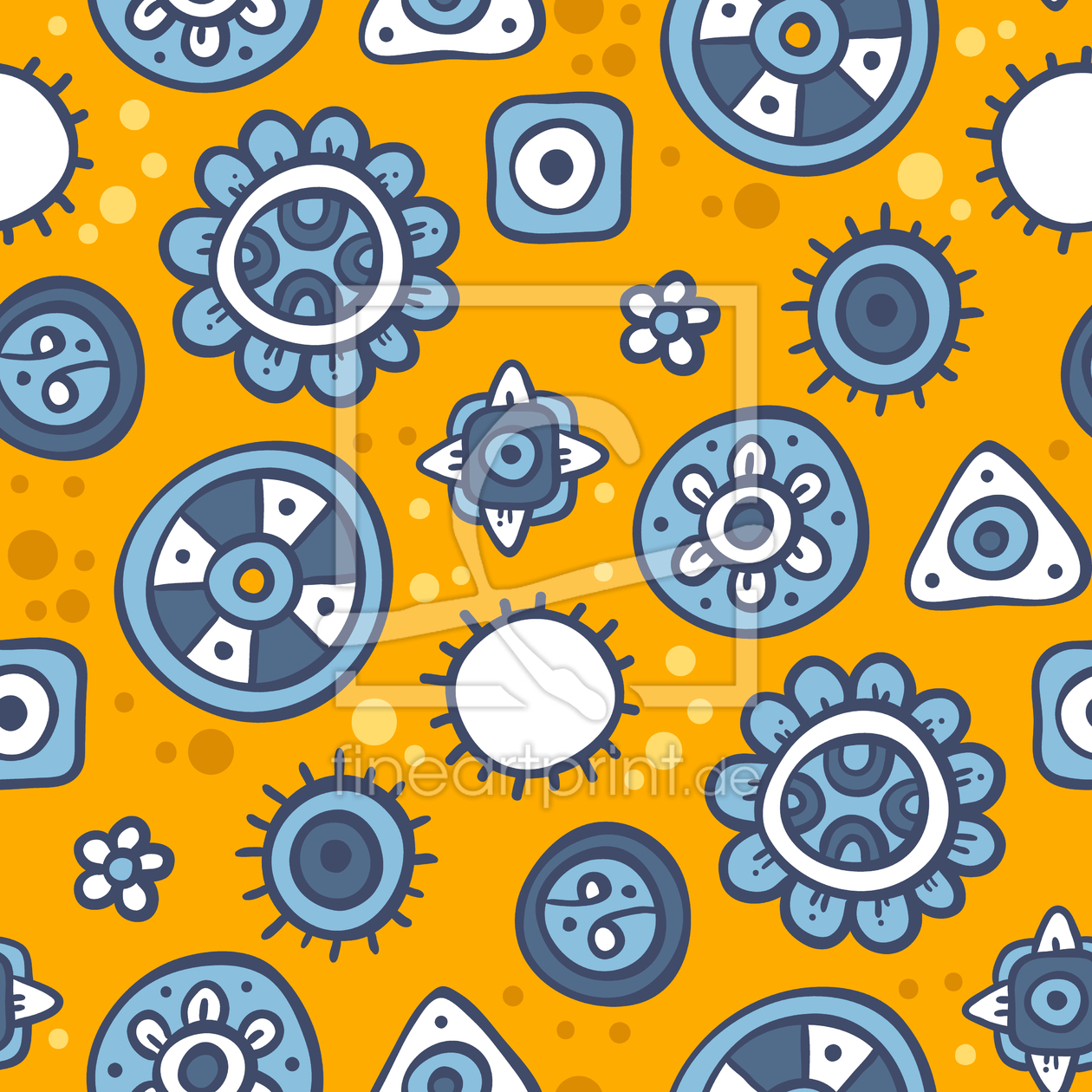 Bild-Nr.: 9010469 Florale Doodles erstellt von patterndesigns-com