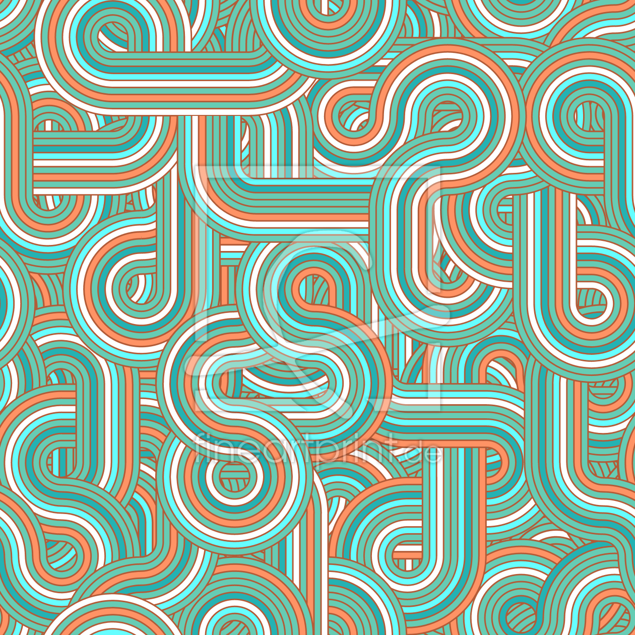 Bild-Nr.: 9010527 Endlose Retro Linien erstellt von patterndesigns-com