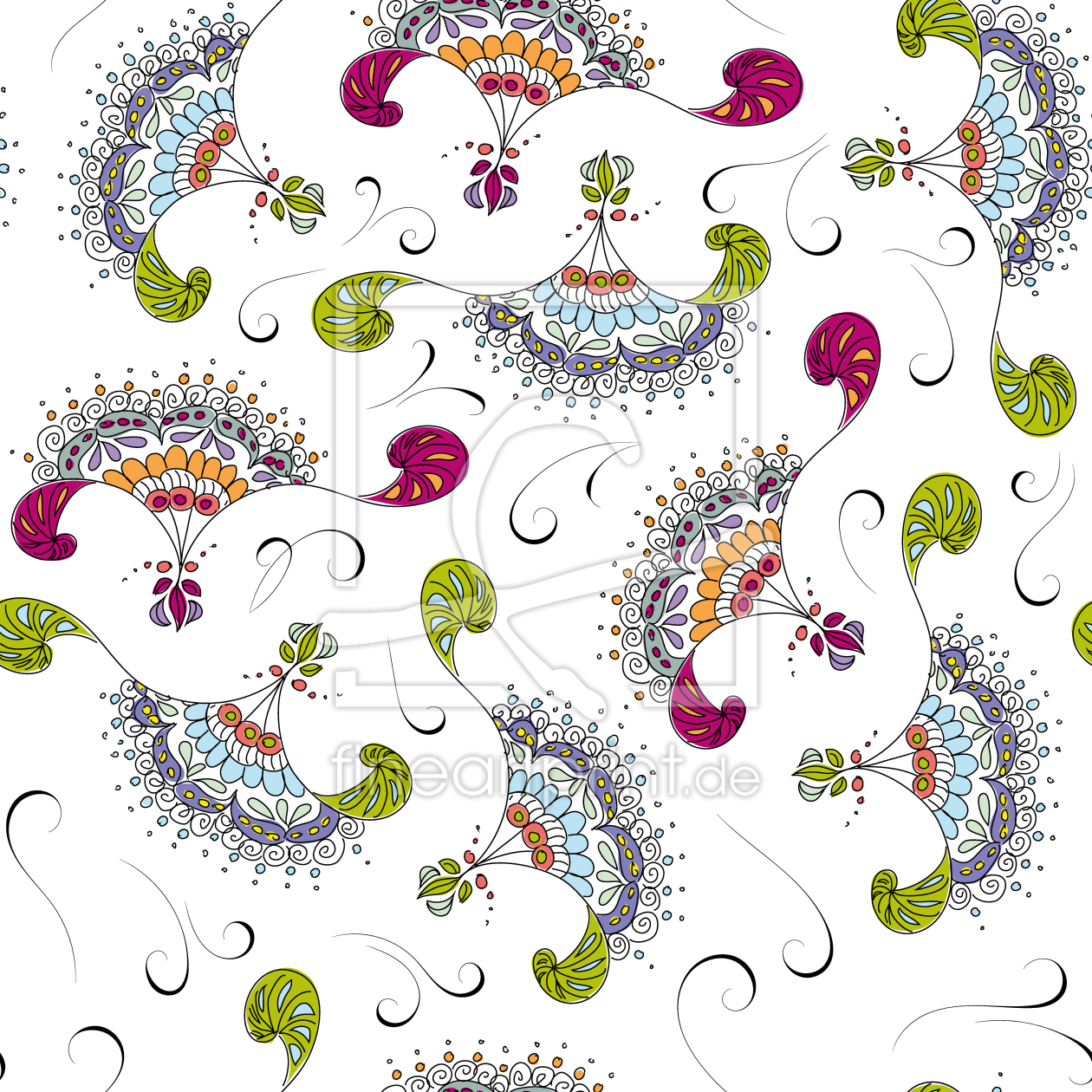 Bild-Nr.: 9010769 Indischer Frühling erstellt von patterndesigns-com