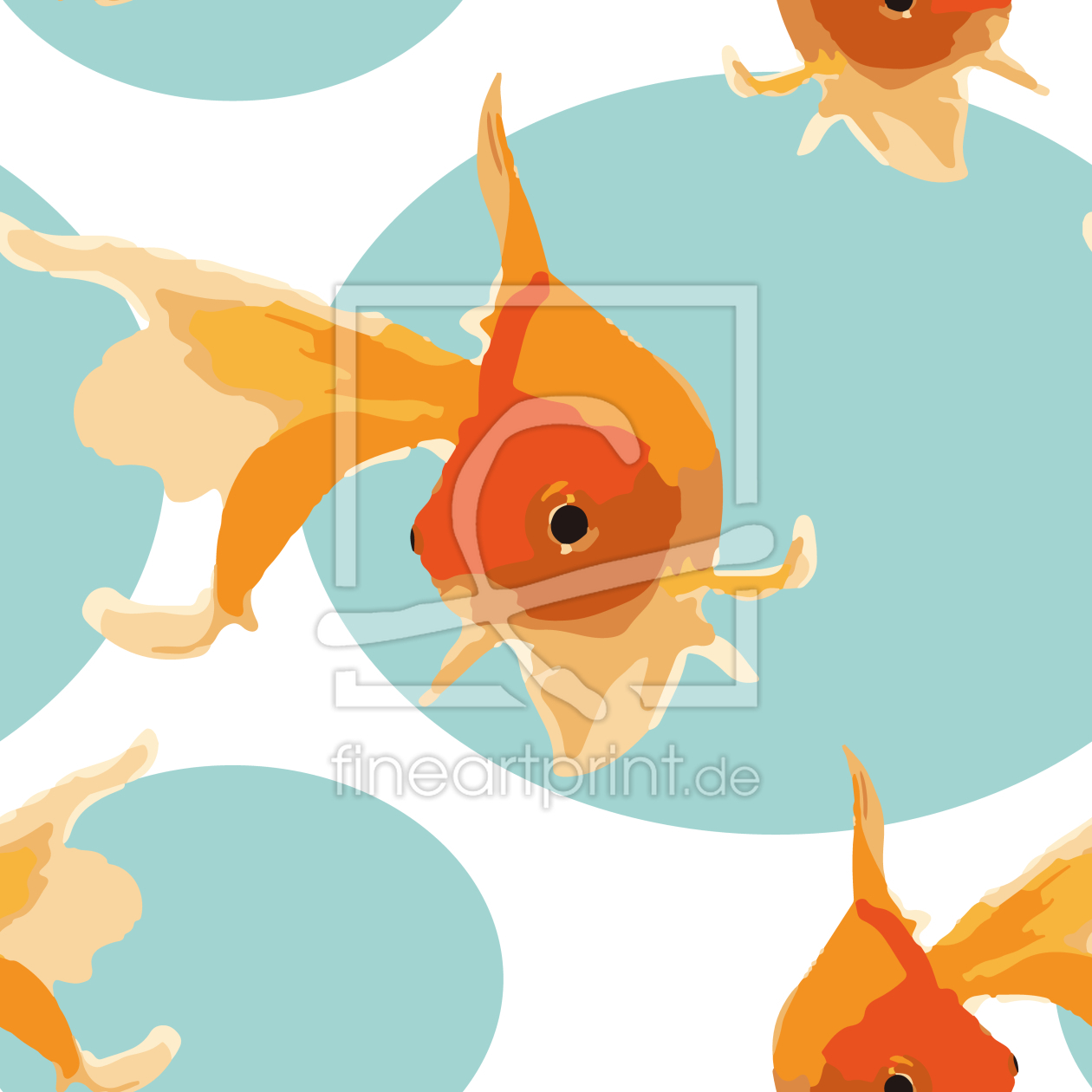 Bild-Nr.: 9010783 Freundliche Goldfische erstellt von patterndesigns-com