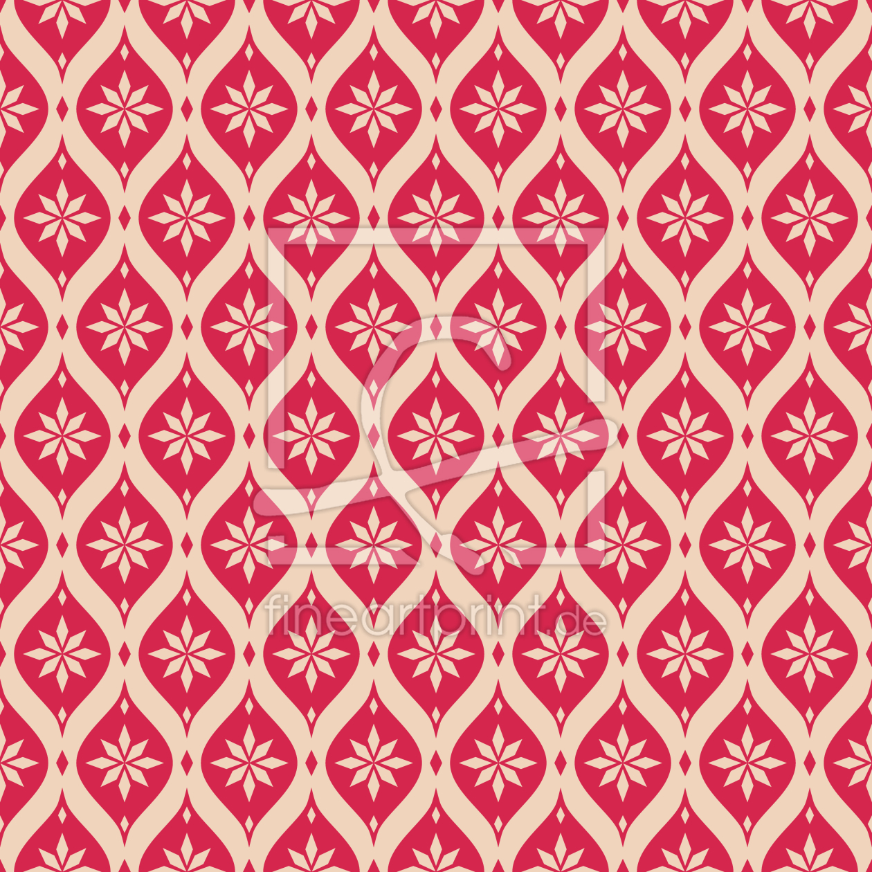Bild-Nr.: 9010811 Vintage Schneeflocken Mosaik erstellt von patterndesigns-com