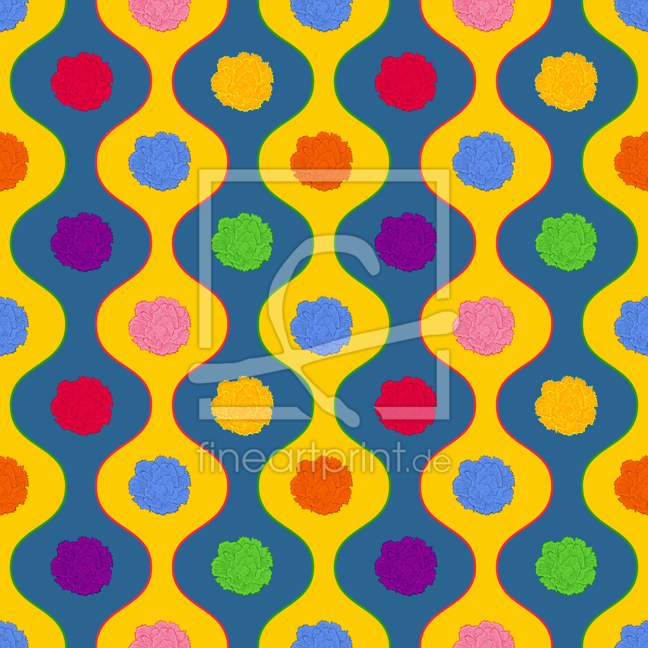 Bild-Nr.: 9010841 Fröhliche Helle Streifen erstellt von patterndesigns-com