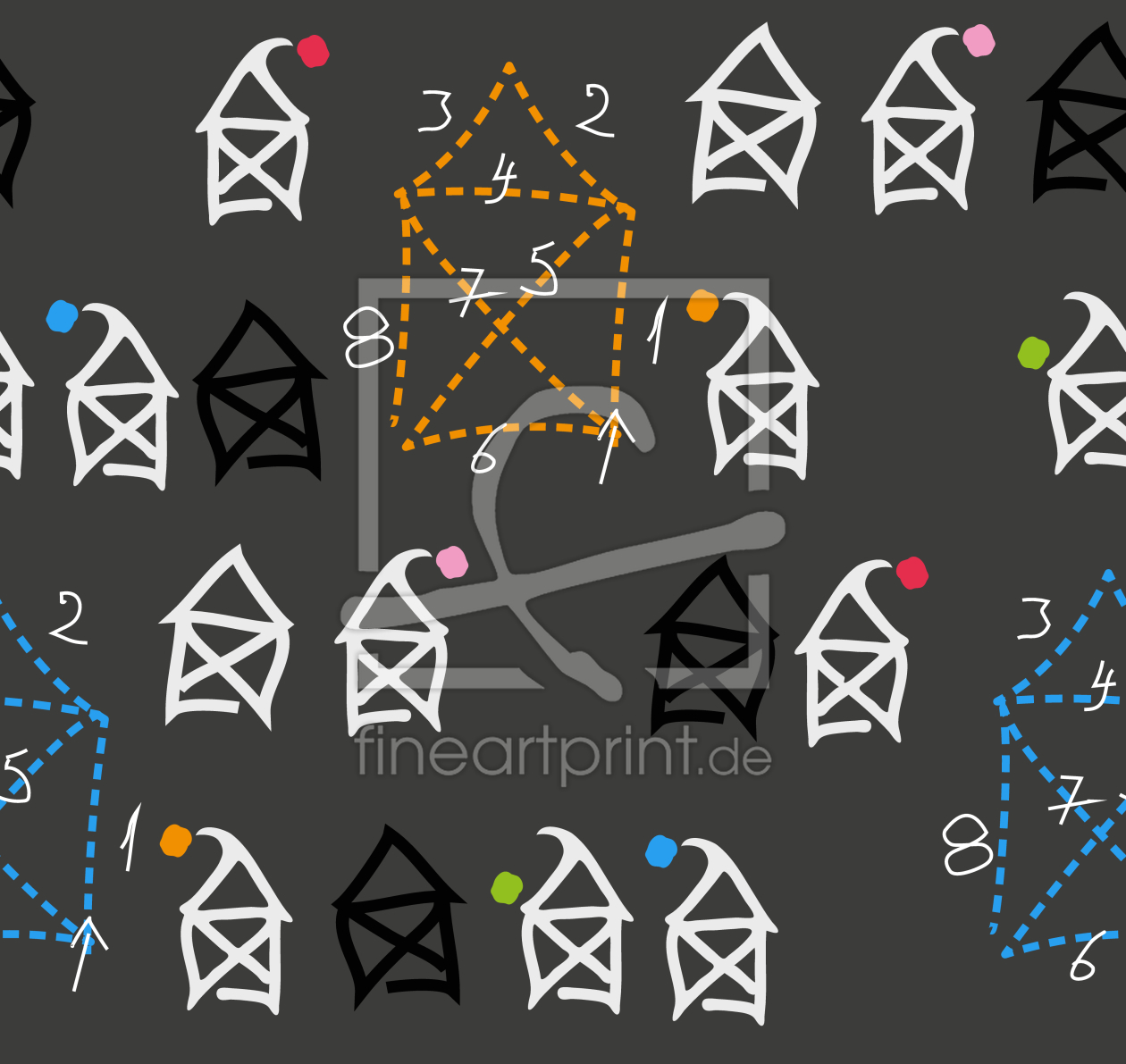 Bild-Nr.: 9010850 Haus vom Nikolaus erstellt von patterndesigns-com