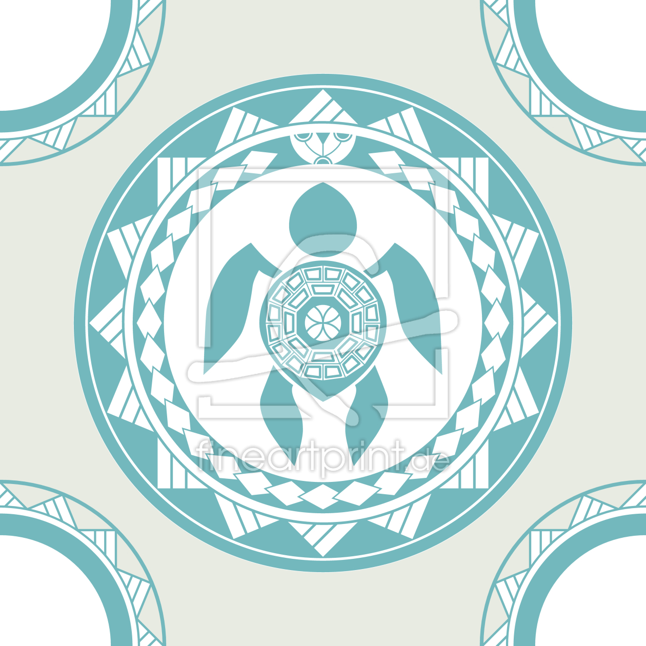 Bild-Nr.: 9010858 Maori Schildkröte erstellt von patterndesigns-com