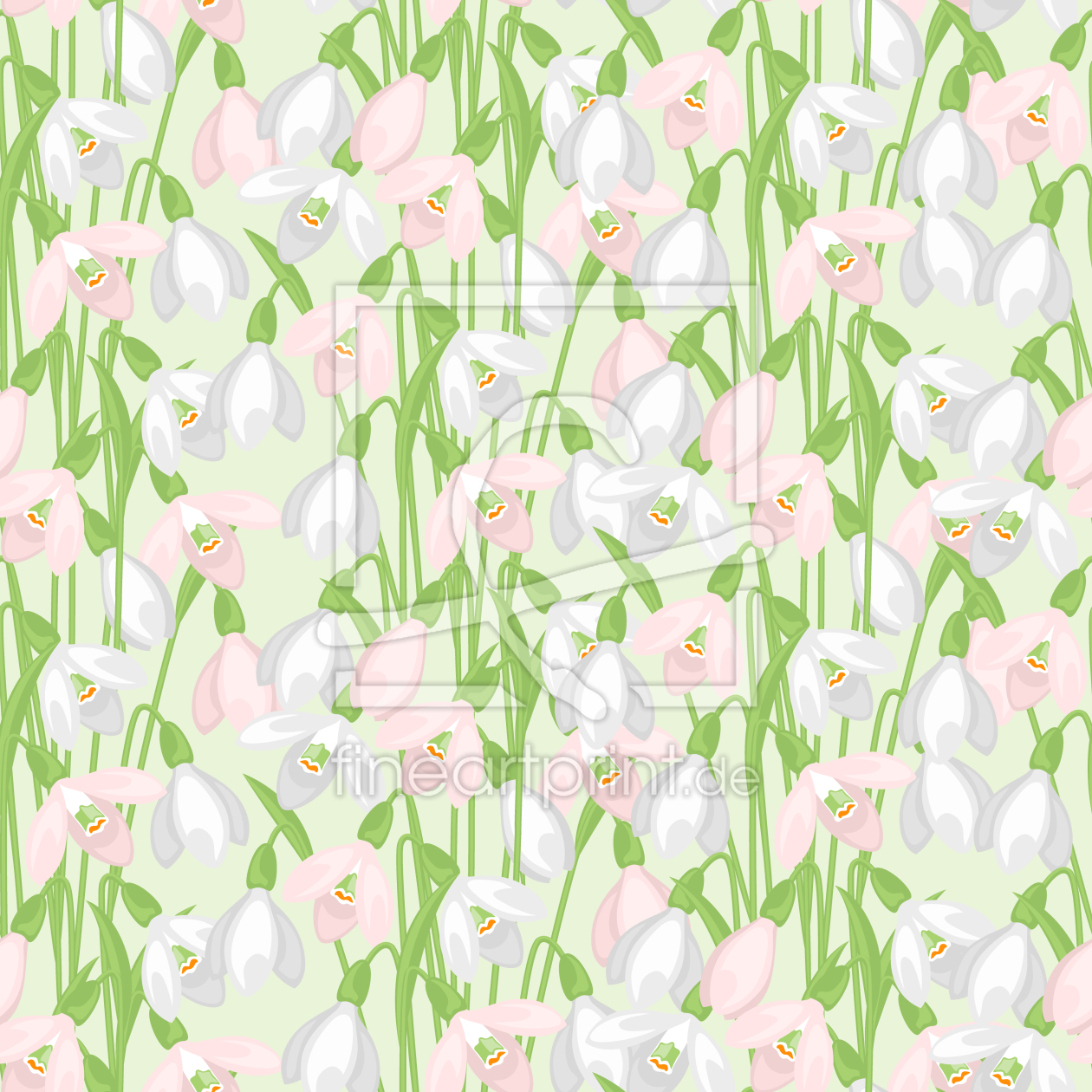 Bild-Nr.: 9010872 Frühlings Schneeglöckchen erstellt von patterndesigns-com