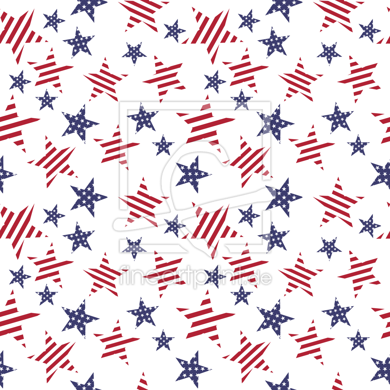 Bild-Nr.: 9010897 Patriotische Sterne erstellt von patterndesigns-com