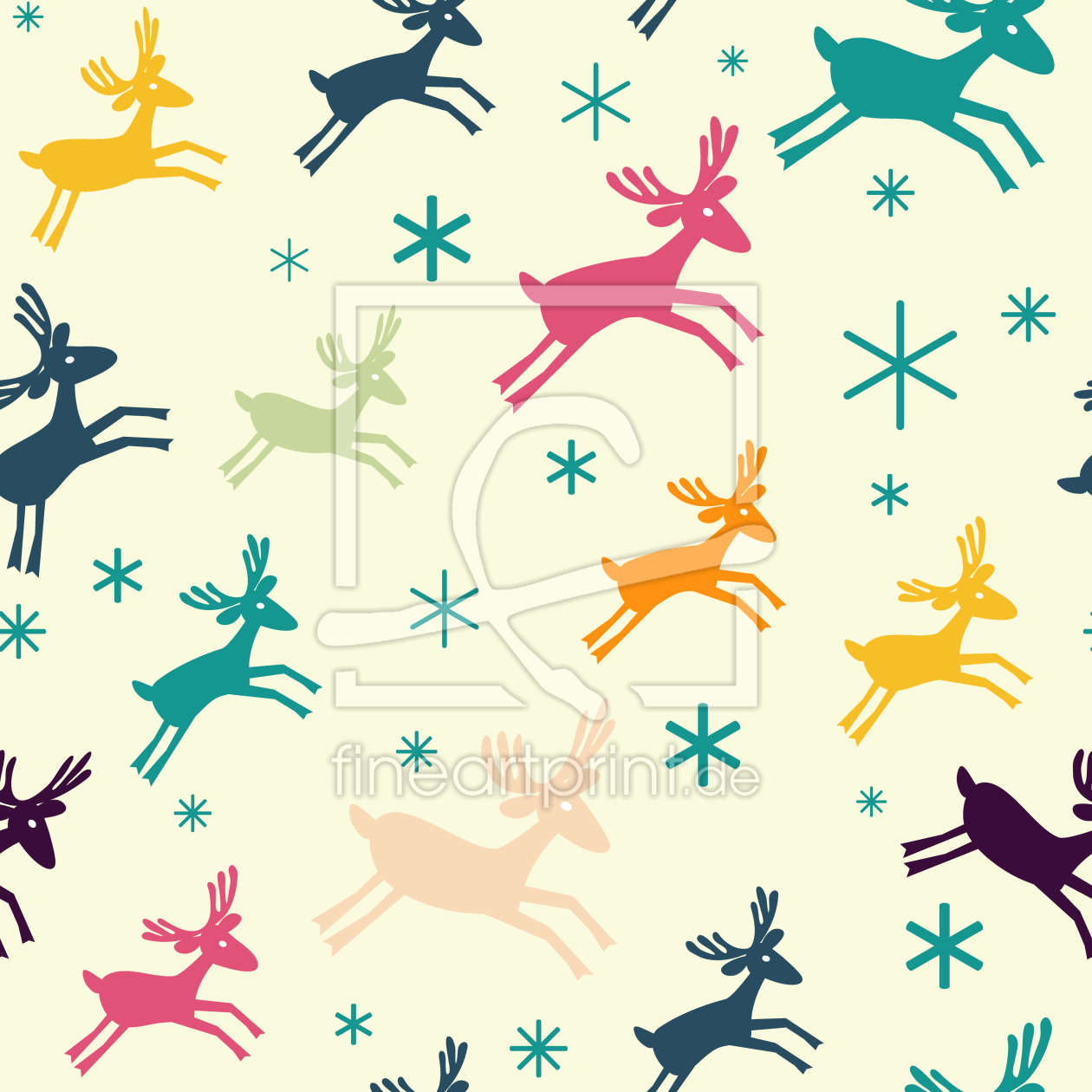 Bild-Nr.: 9011229 Lustiger Hirsch erstellt von patterndesigns-com